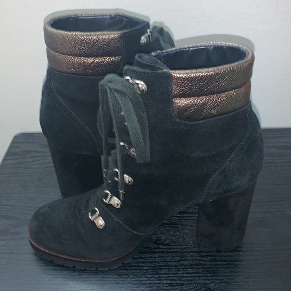Sam Edelman Carolena Suede Booties - Picture 2 of 9